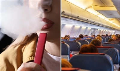 Můžete si vzít jednorázové vapy na letadle