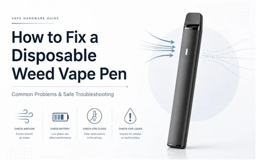 Jak opravit jednorázové plevel vape pero? Běžné problémy a opravy